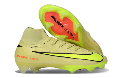 Unisex Nike Air Zoom Mercurial Superfly 10 Elite FG Football Boots - Yellow/Electric Lime/Neon Orange