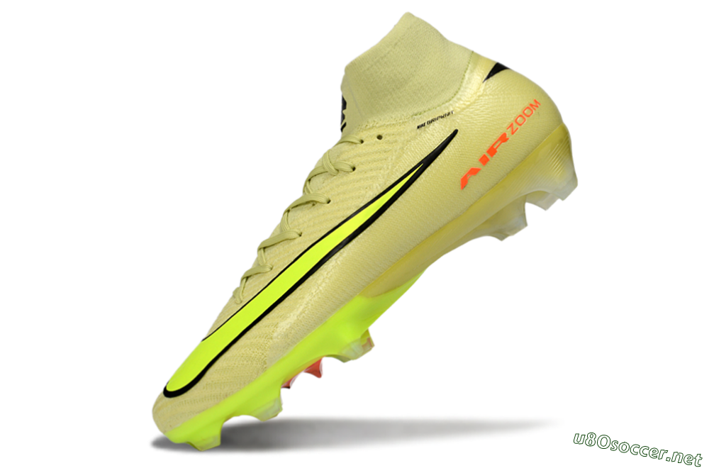 Unisex Nike Air Zoom Mercurial Superfly 10 Elite FG Football Boots - Yellow/Electric Lime/Neon Orange 5