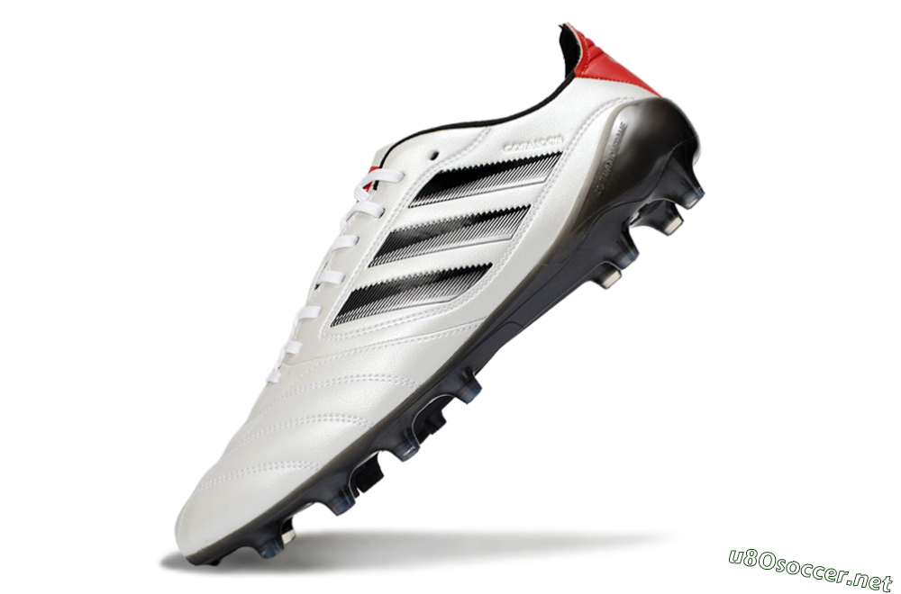 Men's Adidas Copa Icon 2 AG Football Boots - White/Crimson Red/Jet Black 5