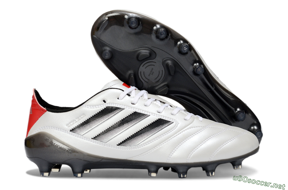 Men's Adidas Copa Icon 2 AG Football Boots - White/Crimson Red/Jet Black 2