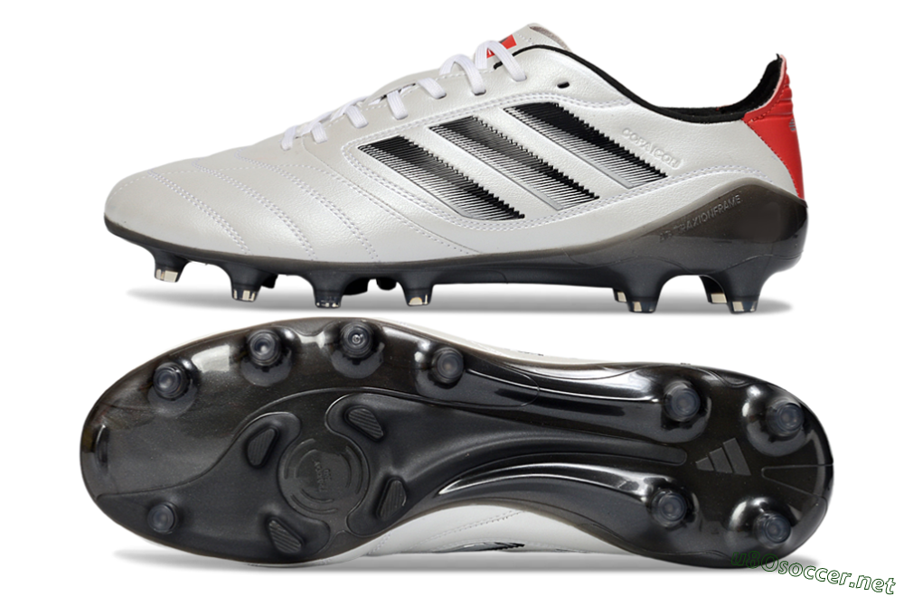 Men's Adidas Copa Icon 2 AG Football Boots - White/Crimson Red/Jet Black 1