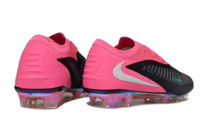Unisex Nike Phantom 6 Low Elite FG Football Boots - Black/Hot Pink/Teal