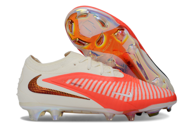Unisex Nike Phantom 6 Low Elite FG Football Boots - Red/Bright Orange/White
