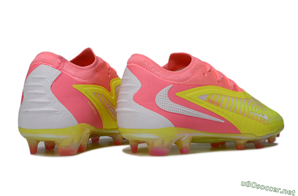 Unisex Nike Phantom 6 Low Elite FG Football Boots - Pink/Highlighter Yellow/Fluorescent Pink 6