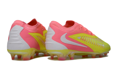 Unisex Nike Phantom 6 Low Elite FG Football Boots - Pink/Highlighter Yellow/Fluorescent Pink