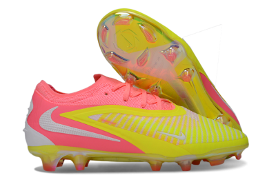 Unisex Nike Phantom 6 Low Elite FG Football Boots - Pink/Highlighter Yellow/Fluorescent Pink
