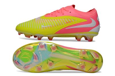 Unisex Nike Phantom 6 Low Elite FG Football Boots - Pink/Highlighter Yellow/Fluorescent Pink