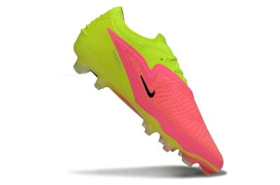 Unisex Nike Phantom 6 Low Elite FG Football Boots - Pink/Lime Green/Hot Pink
