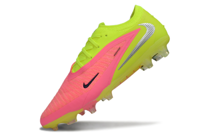 Unisex Nike Phantom 6 Low Elite FG Football Boots - Pink/Lime Green/Hot Pink
