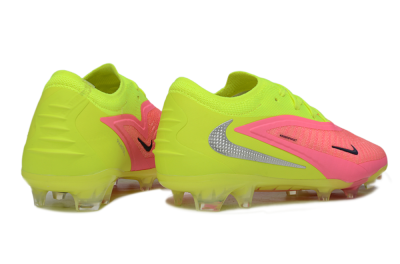 Unisex Nike Phantom 6 Low Elite FG Football Boots - Pink/Lime Green/Hot Pink