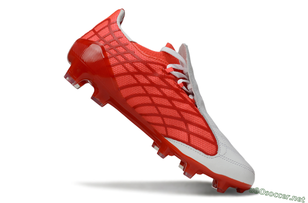 Unisex Adidas F50 Elite FG Football Boots - Red/Fiery Orange/Crimson Red 4