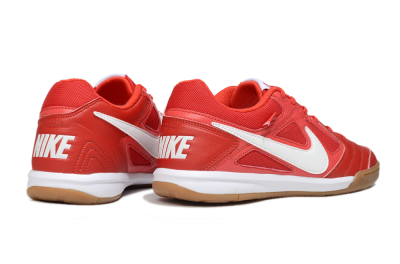 Men's Supreme x Nike SB Gato IC Football Shoes - Red/Bright Red/Tangerine
