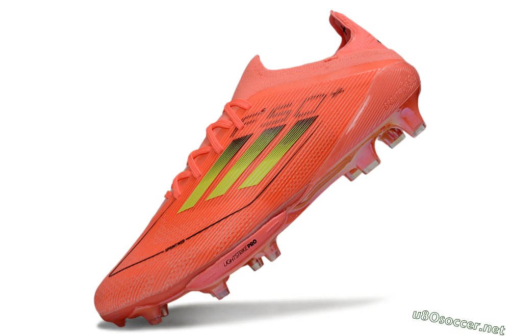 Men's Adidas F50+ Lightstrike Pro FG Football Boots - Pink/Bright Neon/Light Pink 5