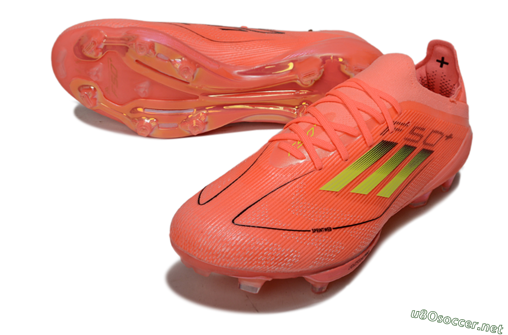 Men's Adidas F50+ Lightstrike Pro FG Football Boots - Pink/Bright Neon/Light Pink 3
