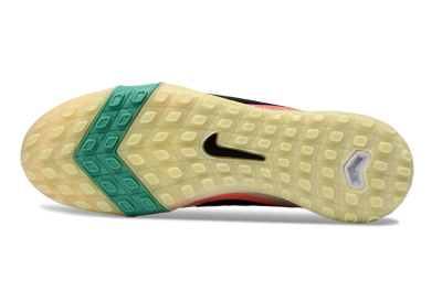 Unisex Nike Air Zoom Mercurial Vapor 16 Elite TF Football Shoes - Yellow/Soft Peach/Seafoam Green