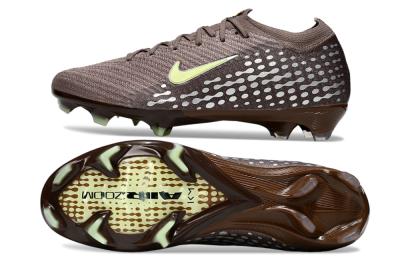 Unisex Nike Air Zoom Mercurial Vapor 16 Elite FG Football Boots - Brown/Yellow/Silver