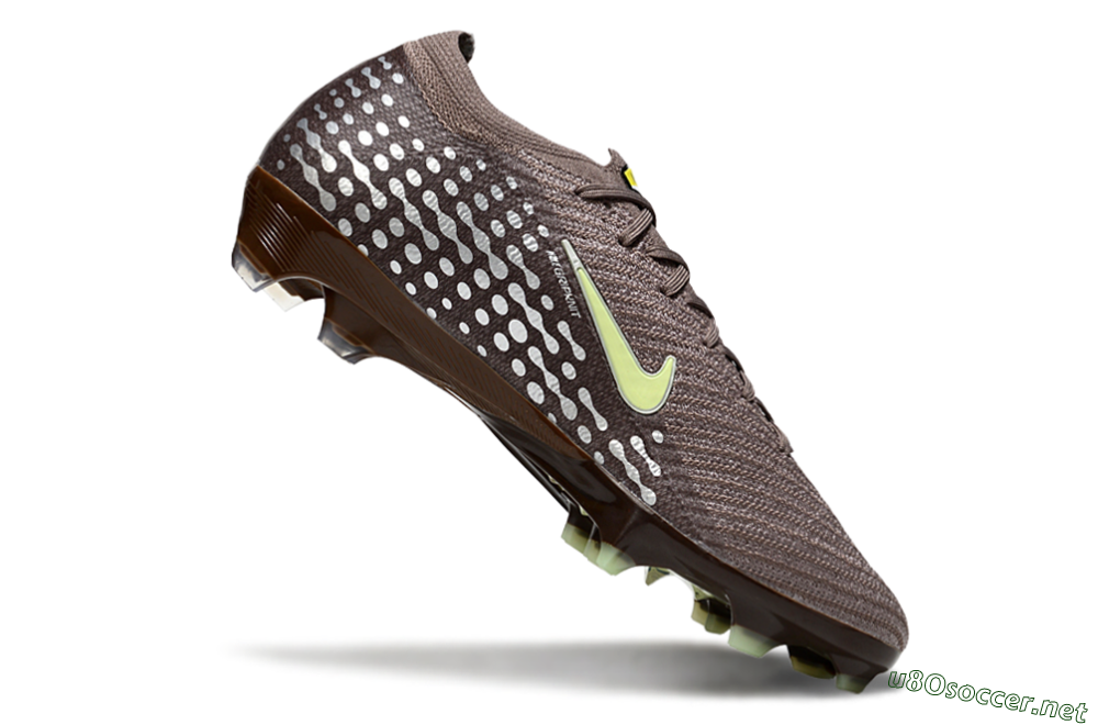 Unisex Nike Air Zoom Mercurial Vapor 16 Elite FG Football Boots - Brown/Yellow/Silver 4