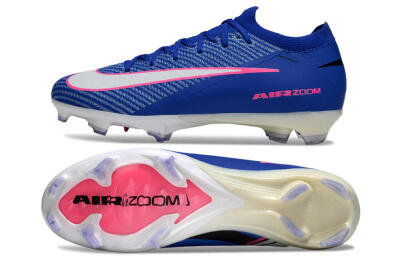 Unisex Nike Air Zoom Mercurial Vapor 16 Elite FG Football Boots - Blue/Pink/Silver