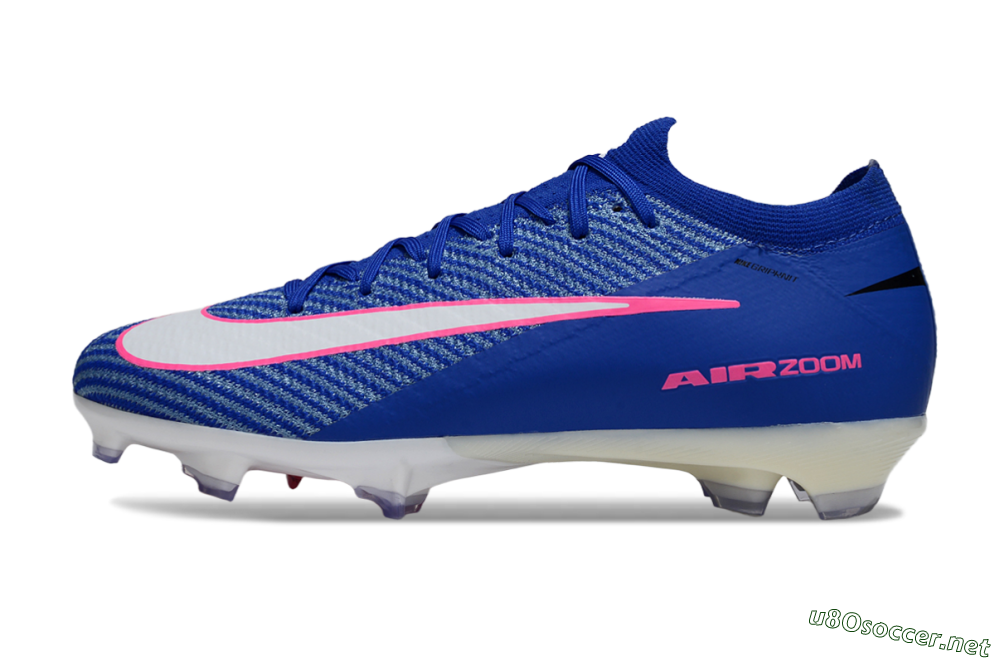 Unisex Nike Air Zoom Mercurial Vapor 16 Elite FG Football Boots - Blue/Pink/Silver 0