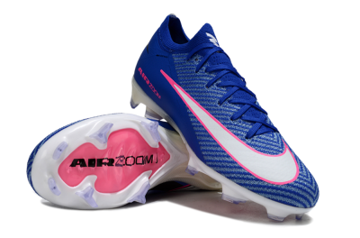 Unisex Nike Air Zoom Mercurial Vapor 16 Elite FG Football Boots - Blue/Pink/Silver
