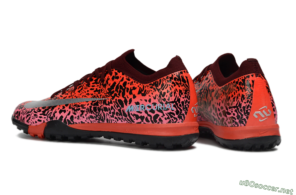 Unisex Nike Air Zoom Mercurial Vapor 16 Elite TF Football Shoes - Red/Electric Pink/Metallic Silver 4