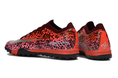 Unisex Nike Air Zoom Mercurial Vapor 16 Elite TF Football Shoes - Red/Electric Pink/Metallic Silver