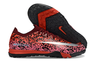 Unisex Nike Air Zoom Mercurial Vapor 16 Elite TF Football Shoes - Red/Electric Pink/Metallic Silver