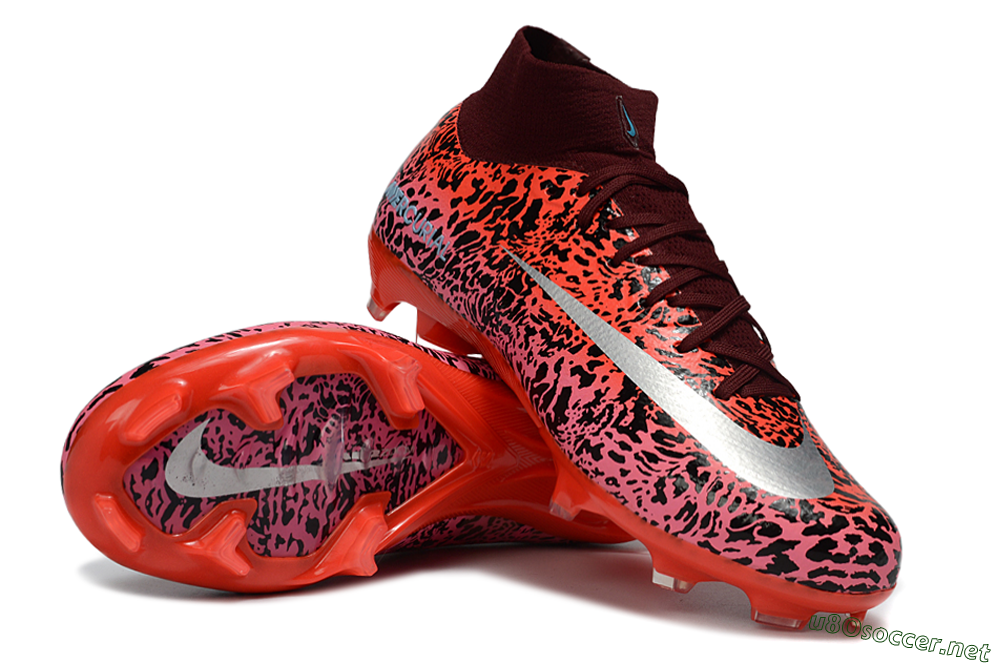 Unisex Nike Air Zoom Mercurial Superfly 10 Elite FG Football Boots - Red/Crimson Blaze/Black Panther 1
