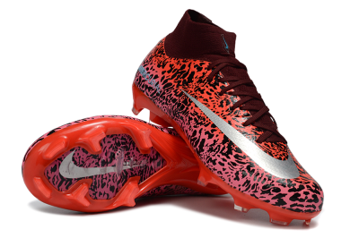 Unisex Nike Air Zoom Mercurial Superfly 10 Elite FG Football Boots - Red/Crimson Blaze/Black Panther