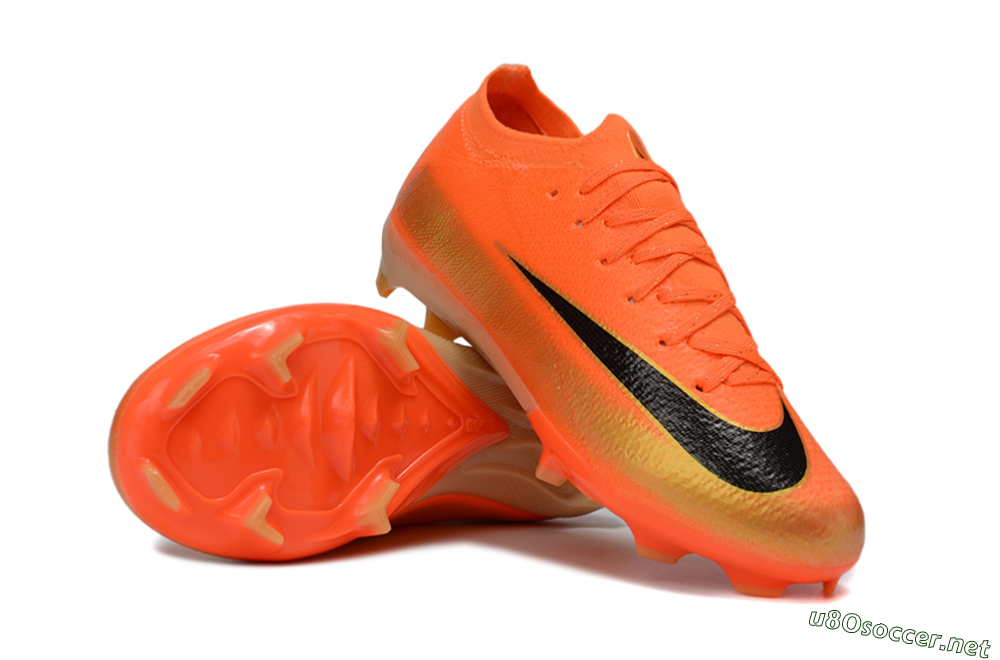 Kids Nike Air Zoom Mercurial Vapor 16 Elite FG Football Boots - Orange/Electric Orange/Black 1