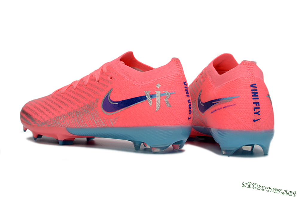 Kids Nike Air Zoom Mercurial Vapor 16 Elite FG Football Boots - Pink/Bright Coral/Deep Ocean 4