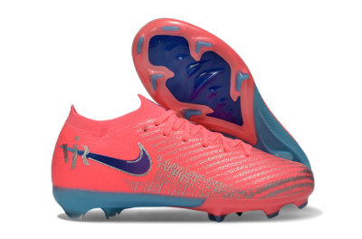 Kids Nike Air Zoom Mercurial Vapor 16 Elite FG Football Boots - Pink/Bright Coral/Deep Ocean