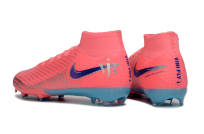 Kids Nike Air Zoom Mercurial Superfly 10 Elite FG Football Boots - Pink/Bright Coral/Dark Purple