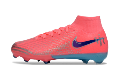 Kids Nike Air Zoom Mercurial Superfly 10 Elite FG Football Boots - Pink/Bright Coral/Dark Purple