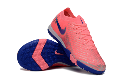 Kids Nike Air Zoom Mercurial Vapor 16 Elite TF Football Shoes - Pink/Electric Pink/Night Blue