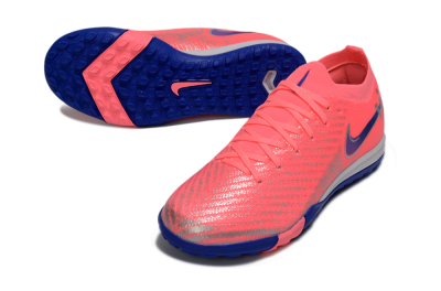 Kids Nike Air Zoom Mercurial Vapor 16 Elite TF Football Shoes - Pink/Electric Pink/Night Blue