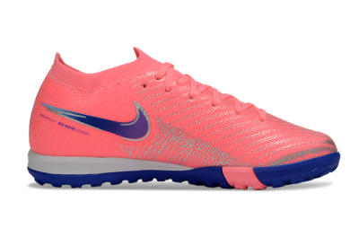 Kids Nike Air Zoom Mercurial Vapor 16 Elite TF Football Shoes - Pink/Electric Pink/Night Blue