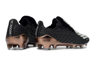 Men's Adidas F50 Elite FG Football Boots - Black/Copper Highlight/White Accents