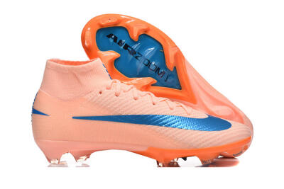 Men's Nike Air Zoom Mercurial Superfly 10 Elite FG Football Boots - Pink/Coral Orange/Deep Blue