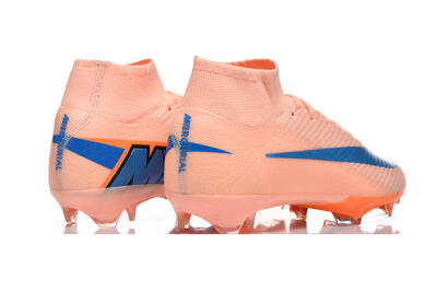 Men's Nike Air Zoom Mercurial Superfly 10 Elite FG Football Boots - Pink/Coral Orange/Deep Blue