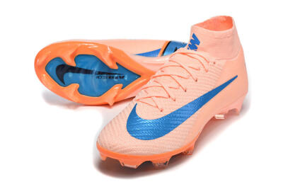 Men's Nike Air Zoom Mercurial Superfly 10 Elite FG Football Boots - Pink/Coral Orange/Deep Blue