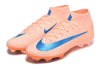 Men's Nike Air Zoom Mercurial Superfly 10 Elite FG Football Boots - Pink/Coral Orange/Deep Blue