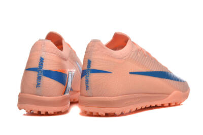 Men's Nike Air Zoom Mercurial Vapor 16 Elite TF Football Shoes - Peach/Azure Blue/Pearl Pink