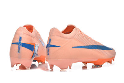Men's Nike Air Zoom Mercurial Vapor 16 Elite FG Football Boots - Peach/Sky Blue/Coral Orange