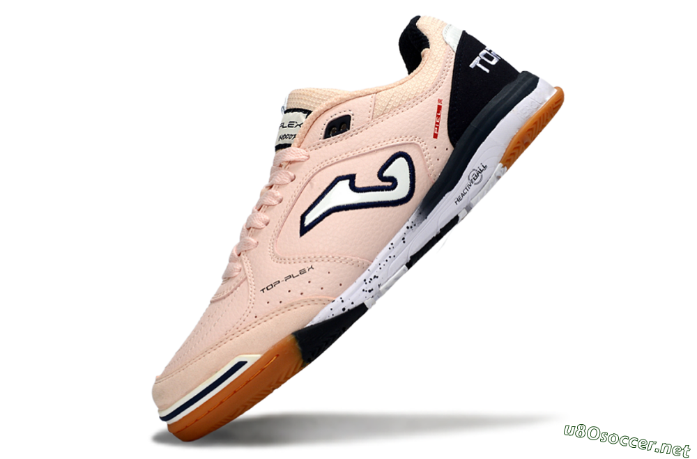 Men's Joma Top Flex IC Football Shoes - Pink/Navy/White 5