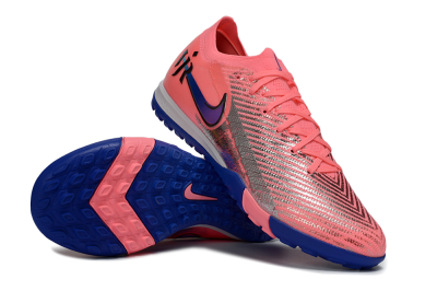 Unisex Nike Air Zoom Mercurial Vapor 16 Elite TF Football Shoes - Pink/Electric Blue/Silver