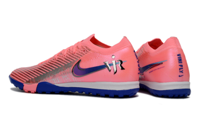 Unisex Nike Air Zoom Mercurial Vapor 16 Elite TF Football Shoes - Pink/Electric Blue/Silver