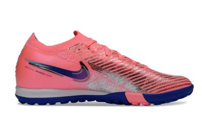 Unisex Nike Air Zoom Mercurial Vapor 16 Elite TF Football Shoes - Pink/Electric Blue/Silver