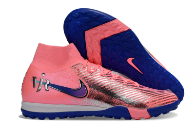 Unisex Nike Air Zoom Mercurial Superfly 10 Elite TF Football Shoes - Pink/Electric Pink/Deep Blue