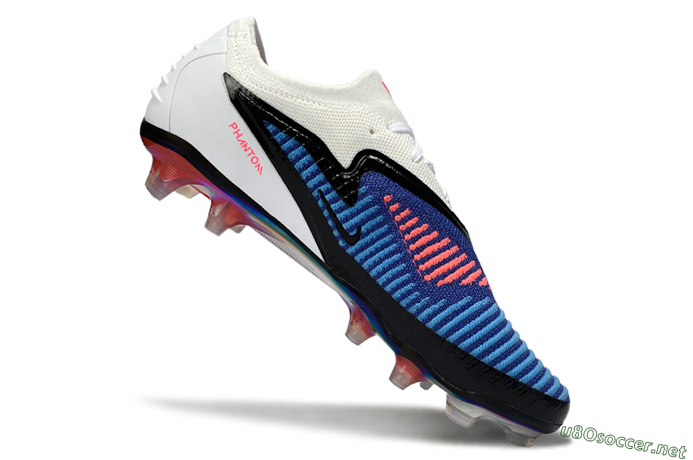 Unisex Nike Phantom 6 Low Elite FG Football Boots - Blue/Electric Blue/Black 4
